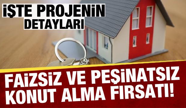 Emlak Konut'tan faizsiz, peşinatsız ev fırsatı! İşte projenin detayları