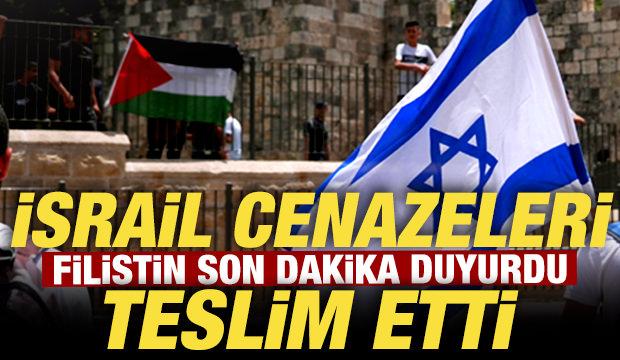 Filistin son dakika duyurdu! İsrail, 45 Filistinlinin cenazesini teslim etti