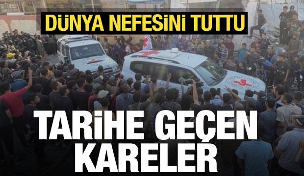Gazze'de tarihi an! Rehineler serbest bırakılıyor