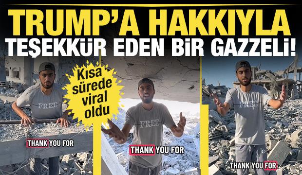 Gazzeli Mervan'dan Trump'a ateşkes teşekkürü