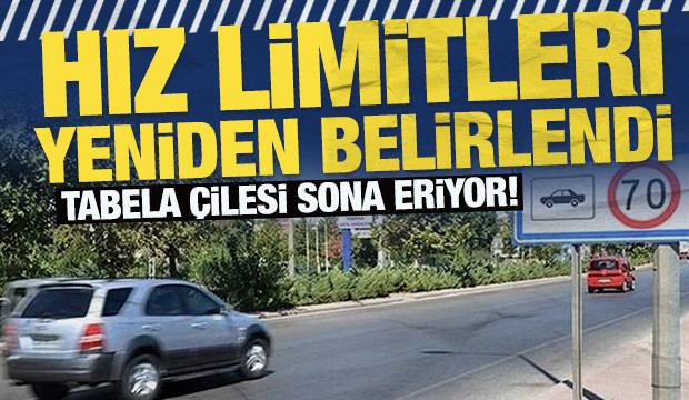 Hız limitleri yeniden belirlendi: Tabela çilesi sona eriyor!