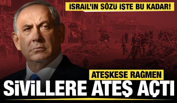 İsrail ateşkese rağmen durmuyor! Evlerine dönen Filistinlilere ateş açtı