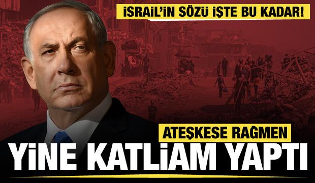 İsrail ateşkese rağmen durmuyor! Evlerine dönen Filistinlilere ateş açtı