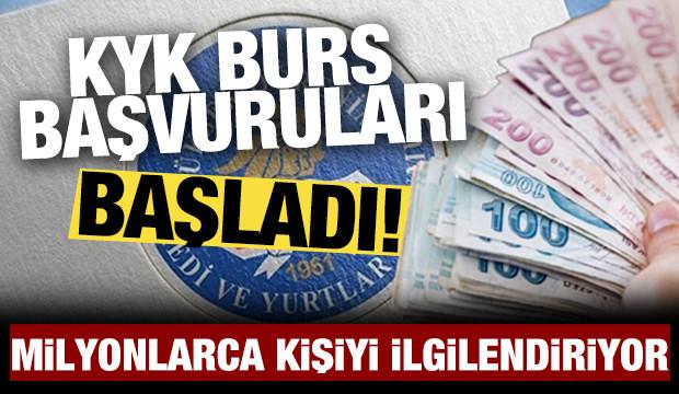 KYK burs ve kredi başvuruları başladı!