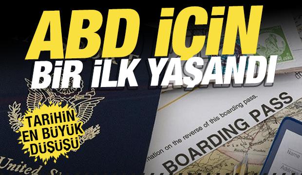 Liste güncellendi! ABD için bir ilk yaşandı: Tarihin en büyük düşüşü...