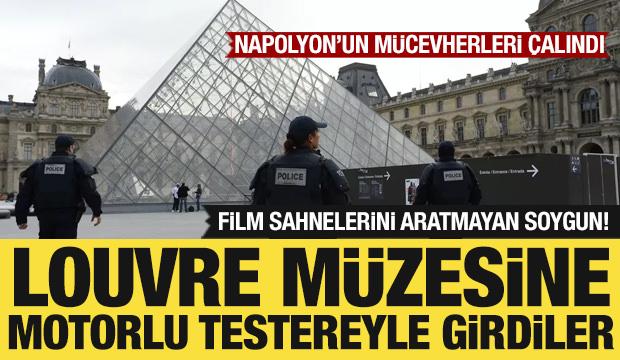 Louvre Müzesinde büyük soygun! Değerli mücevherler çalındı