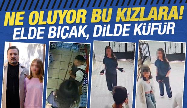 Makyajlarını eleştiren 12 yaşındaki kızın kapısına bıçakla dayandılar