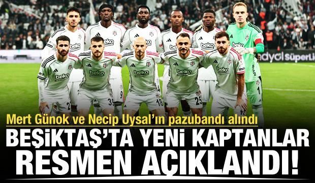 Mert Günok ve Necip Uysal'ın pazubandı alındı! Beşiktaş'ın yeni kaptanları belli oldu