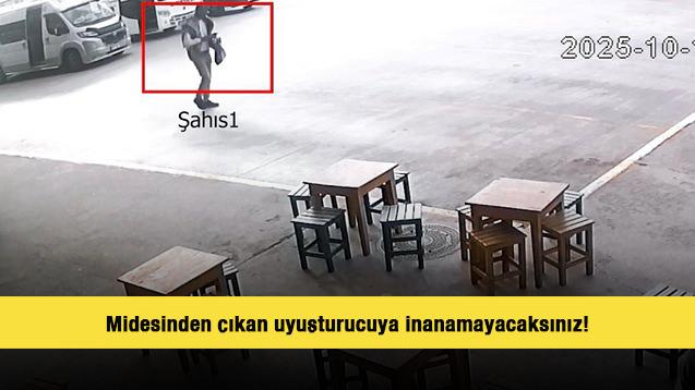 Midesinden çıkan uyuşturucuya inanamayacaksınız!