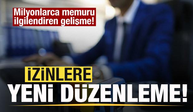 Milyonlarca memuru ilgilendiren gelişme! İzinlere yeni düzenleme geliyor