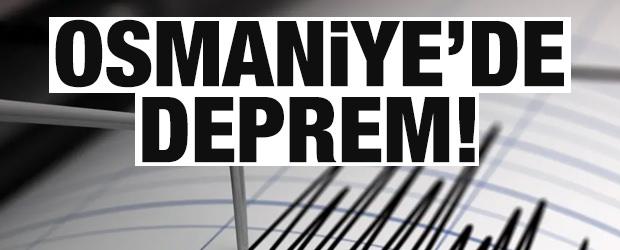 Osmaniye'de deprem! AFAD'dan açıklama! 