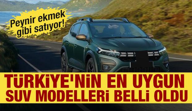 Peynir ekmek gibi satıyor! Türkiye'nin en ucuz SUV modelleri belli oldu