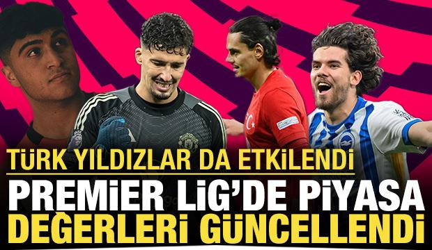 Premier Lig'de piyasa değerleri güncellendi: 4 Türk futbolcu da değişim var