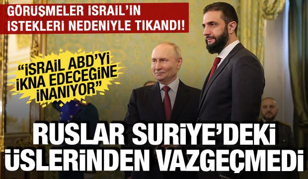 Şara-Putin görüşmeleri sonrası hamle:  Rusya, Suriye'deki üslerine geri dönebilir!