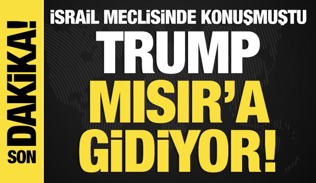 Son dakika.... ABD Başkanı Trump İsrail'de! Knesset'te önemli açıklamalar! 