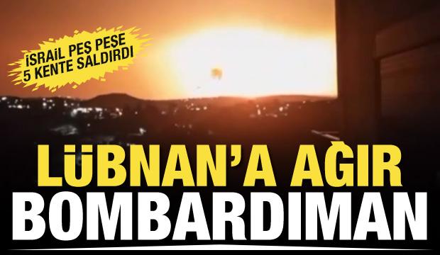 Son dakika! İsrail Lübnan'ı vurdu