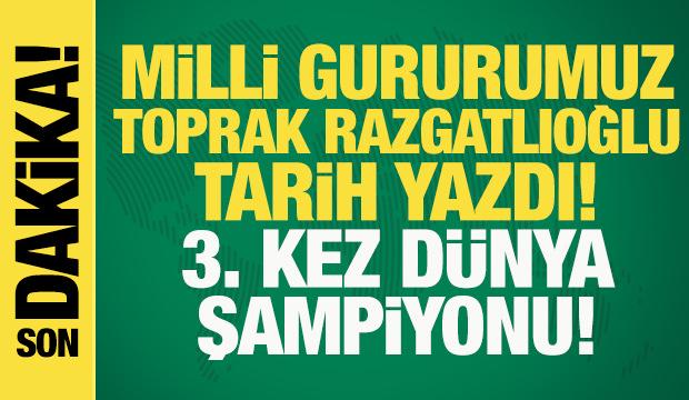 Son dakika: Milli gururumuz Toprak Razgatlıoğlu tarih yazdı! 3. kez dünya şampiyonu