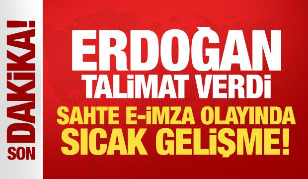 Son Dakika: Sahte E-imza olayına inceleme başlatıldı
