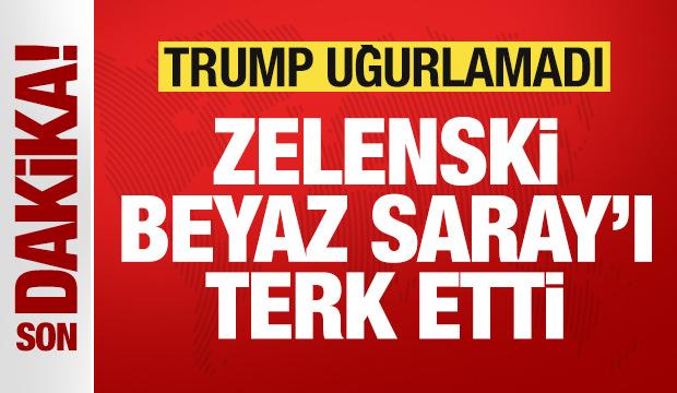 Son dakika: Trump, Zelenski'yi uğurlamadı, Zelenski Beyaz Saray'ı terk etti