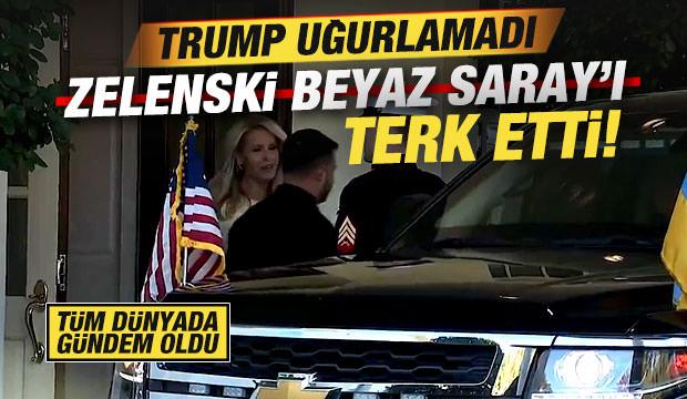 Son dakika: Trump, Zelenski'yi uğurlamadı, Zelenski Beyaz Saray'ı terk etti