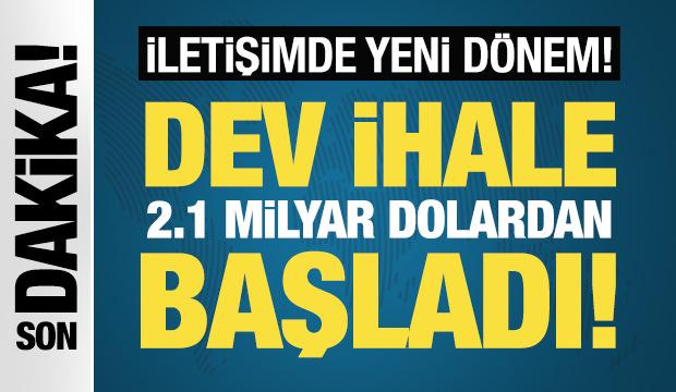 Son dakika: Türkiye'de dijital dönüşüm! Dev 5G ihalesi 2.1 milyar dolardan başladı! 
