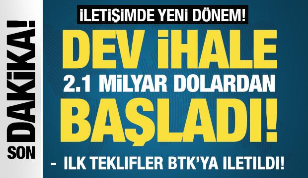 Son dakika: Türkiye'de dijital dönüşüm! Dev 5G ihalesi 2.1 milyar dolardan başladı! 