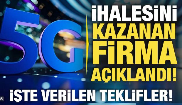Son dakika: Türkiye'de dijital dönüşüm! 5G ihalesini kazanan firma belli oldu!
