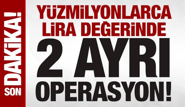 Tekirdağ ve Edirne'de 2 operasyon: 809 milyon TL değerinde uyuşturucu ele geçirildi