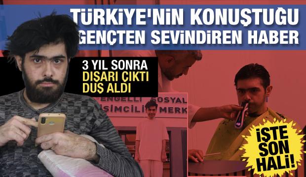 Telefon bağımlısı Barış 3 yıl sonra dışarı çıktı: Duş aldı, tıraş oldu... İşte son hali!