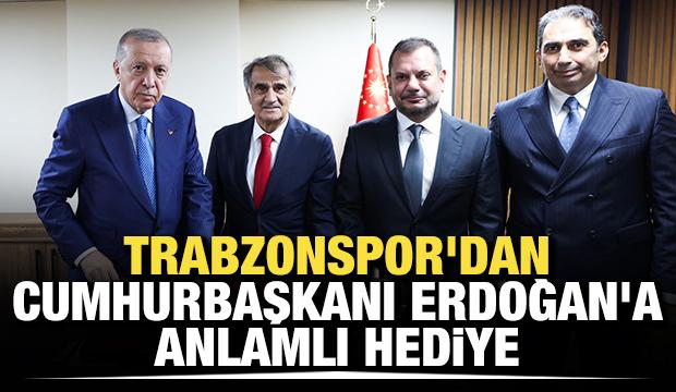 Trabzonspor'dan Başkan Erdoğan'a anlamlı hediye
