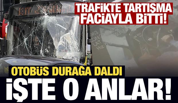 Trafikte tartışma faciayla bitti! İşte o anlar