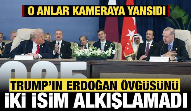 Trump'ın Erdoğan övgüsünü o iki isim alkışlamadı: O anlar kameraya yansıdı