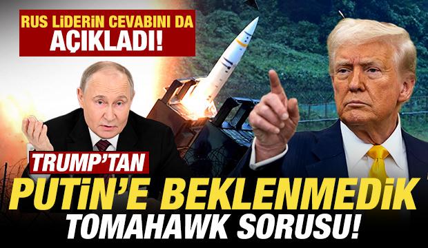 Trump'tan Putin'e beklenmedik Tomahawk sorusu! Rus liderin cevabını da açıkladı