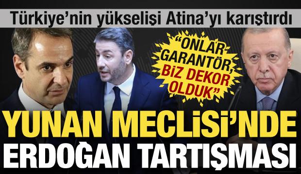 Yunan Meclisi'nde Türkiye tartışması! Erdoğan'ın rolü Atina'yı kızdırdı: "Dekor olduk"