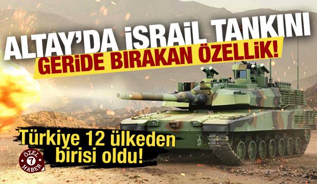 ALTAY tankı İsrail tankını geride bıraktı! İşte özellikleri...