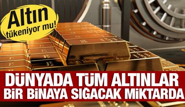 Altın tükeniyor mu! Dünyada tüm altınlar bir binaya sığacak miktarda...