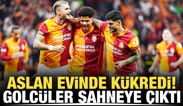 Aslan evinde kükredi! Göztepe'yi golcüleriyle yıktı