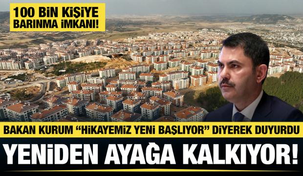 Bakan Kurum'dan yeni paylaşım: Hikayemiz yeni başlıyor!