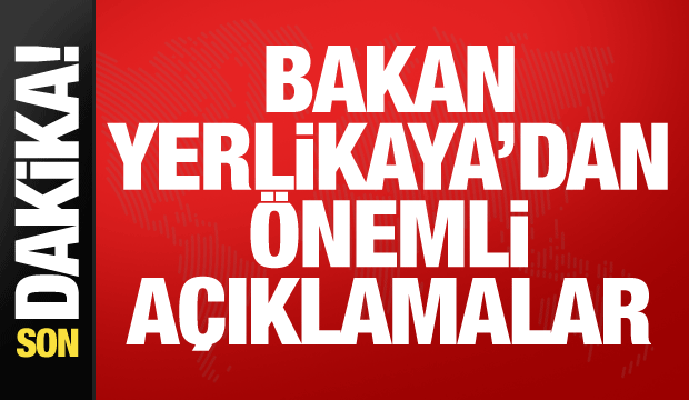 Bakan Yerlikaya'dan Diyarbakır'da önemli açıklamalar