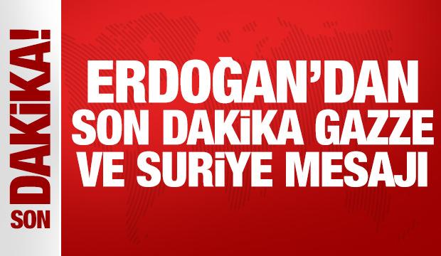 Cumhurbaşkanı Erdoğan Kuveyt'te: Çok önemli Gazze ve Suriye mesajı