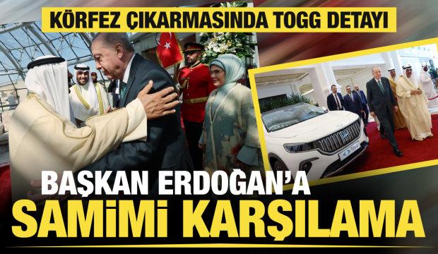 Cumhurbaşkanı Erdoğan'a Kuveyt'te samimi karşılama