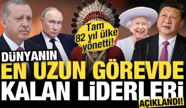 Dünyanın en uzun süre görevde kalan liderleri! Tam 82 yıl yönetti...