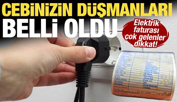 Elektrik faturası çok gelenler dikkat! Evinizde cebinizin düşmanları belli oldu
