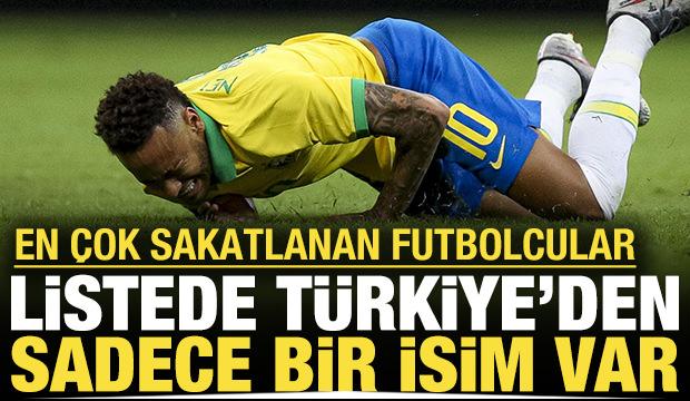 En çok sakatlanan futbolcular: Listede Türkiye'den sadece bir isim var