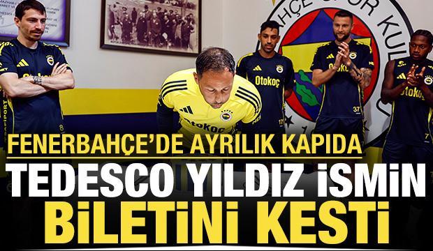 Fenerbahçe'de ayrılık kapıda: Tedesco yıldız ismin biletini kesti