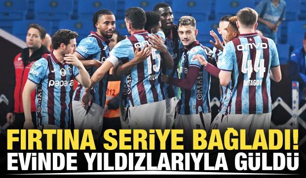 Fırtına seriye bağladı! Evinde yıldızlarıyla güldü