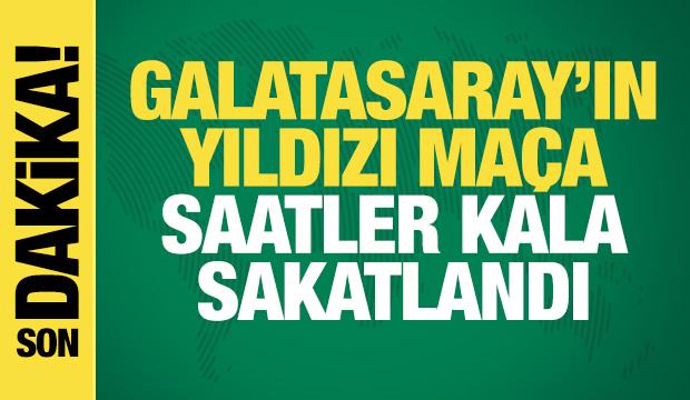 Galatasaray'ın yıldızı maç öncesi sakatlandı: Şampiyonlar Ligi'nde oynamayacak