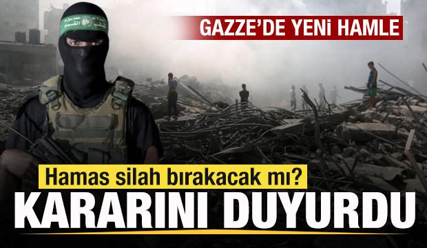 Hamas'tan son dakika açıklaması: Silah bırakacak mı? Kararını duyurdu