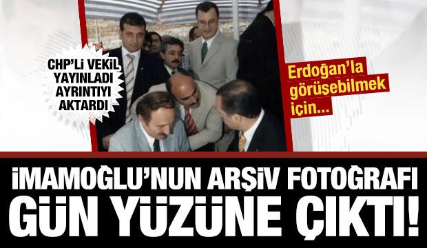 İmamoğlu’nun arşiv fotoğrafı gün yüzüne çıktı! Erdoğan’la görüşebilmek için sıraya girmiş
