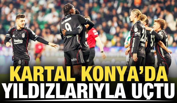 Kartal Konya'da yıldızlarıyla uçtu